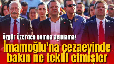 Özgür Özel'den bomba açıklama! İmamoğlu'na bakın ne teklif etmişler