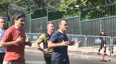 Macron bu defa Ankara sokaklarında koştu
