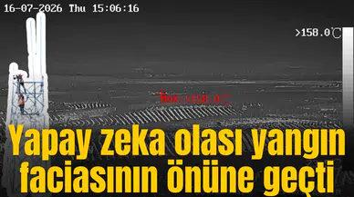 Yapay zeka yangın faciasının önüne geçti