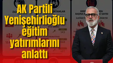 AK Partili Yenişehirlioğlu eğitim yatırımlarını anlattı
