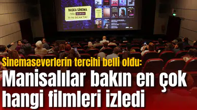 Sinemaseverlerin tercihi belli oldu: Manisalılar bakın en çok hangi filmleri izledi