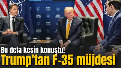 Bu defa kesin konuştu! Trump'tan F-35 müjdesi