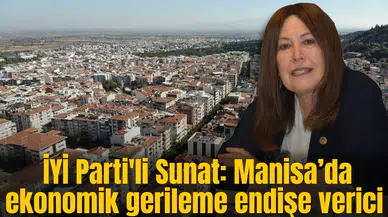 İYİ Parti'li Sunat: Manisa ekonomisi alarm veriyor