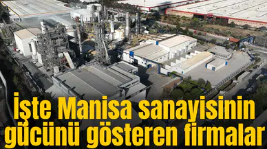 İşte Manisa sanayisinin gücünü gösteren firmalar