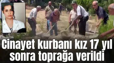 Manisa'da 17 yıl sonra çözülen cinayetin kurbanı Ebru Koyuncu toprağa verildi