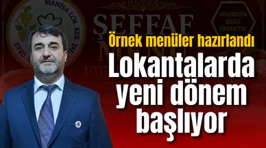 Manisa Lokantacılar Odası’ndan Şeffaf Menü Uygulama Örneği