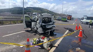 Kuzey Marmara Otoyolunda katliam gibi kaza