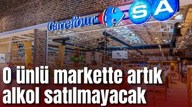 O ünlü markette artık alkol satılmayacak