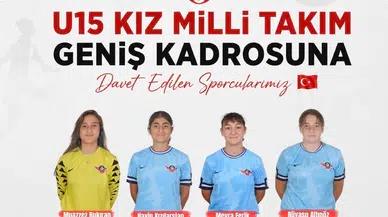 Soma Zafer Spor'dan milli gurur: Dört sporcu U15 Kız Milli Takım Geniş Kadrosunda