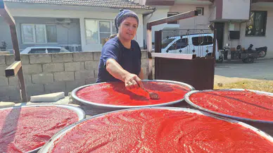 Manisa'da ev hanımlarının kışlık hazırlıkları başladı