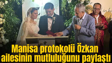 Manisa'daki bu düğüne siyasetçiler akın etti
