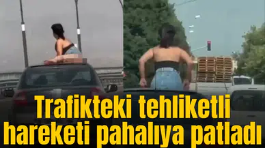 Trafikteki tehliketli hareketi ona ağıra mal oldu