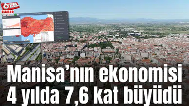 Manisa’nın ekonomisi 4 yılda 7,6 kat büyüdü