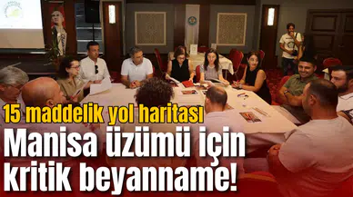 Manisa üzümü için kritik beyanname! 15 maddelik yol haritası