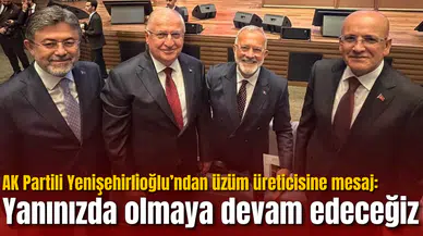 AK Partili Yenişehirlioğlu’ndan üzüm üreticisine mesaj: Yanınızda olmaya devam edeceğiz