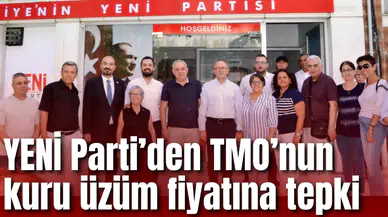 YENİ Parti’den TMO’nun kuru üzüm fiyatına tepki: 95 liraya kimse üzüm satmayacak