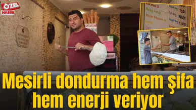 Mesirli dondurma hem şifa hem enerji veriyor