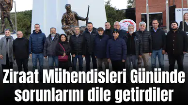 Ziraat Mühendisleri Gününde sorunlarını dile getirdiler