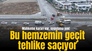 Mahkeme kararı var, uygulama yok! Bu hemzemin geçit tehlike saçıyor