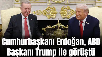 Cumhurbaşkanı Erdoğan, ABD Başkanı Trump ile görüştü