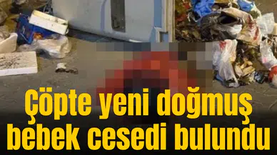 Çöpte yeni doğmuş bebek cesedi bulundu