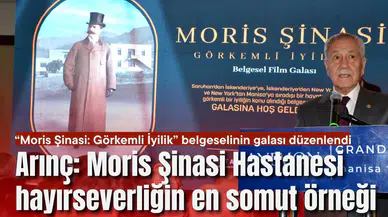 Manisa’da  “Moris Şinasi: Görkemli İyilik” belgeselinin galası düzenlendi