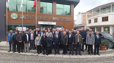 MHP'li Akçay'dan Salihli Ticaret ve Sanayi Odası'na ziyaret