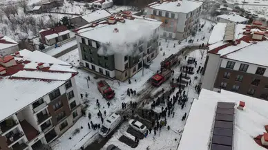 Apartman dairesinde korkutan yangın