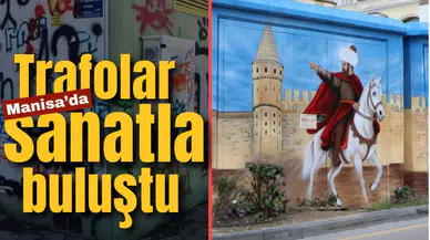 Manisa’nın trafoları sanatla buluştu