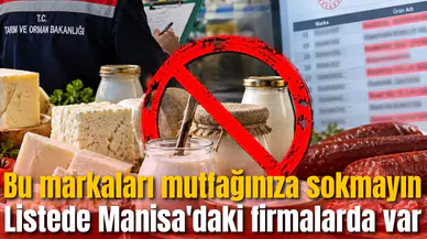 Bu markaları mutfağınıza sokmayın: Listede Manisa'daki firmalarda var