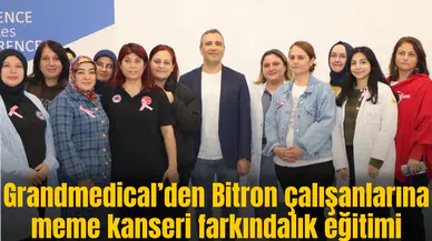 Grandmedical’den Bitron çalışanlarına meme kanseri farkındalık eğitimi