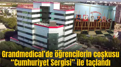 Grandmedical’de öğrencilerin coşkusu “Cumhuriyet Sergisi” ile taçlandı