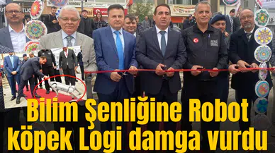 Bilim Şenliğine Robot köpek Logi damga vurdu