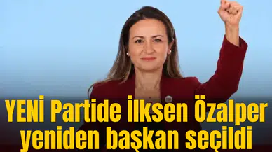 YENİ Partide İlksen Özalper yeniden başkan seçildi