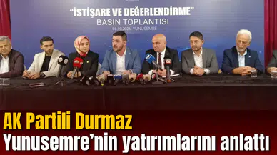 AK Partili Durmaz Yunusemre’nin yatırımlarını anlattı