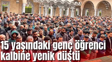 15 yaşındaki İshak kalbine yenik düştü