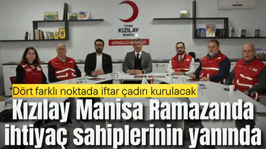 Kızılay Manisa Ramazanda ihtiyaç sahiplerinin yanında