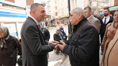 Başkan Şimşek esnafı ziyaret etti