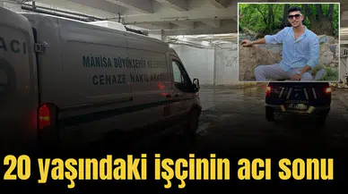 20 yaşındaki gencin acı sonu...