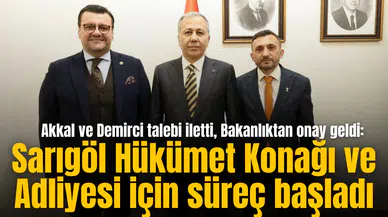 Sarıgöl Hükümet Konağı ve Adliyesi için süreç başladı