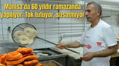 Manisa’da 60 yıldır Ramazan’da Taban Simidi geleneği sürüyor