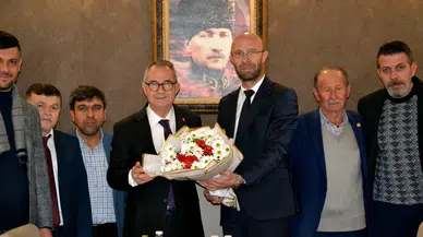 Başkan Geriter Kahveciler Odası’nı kabul etti