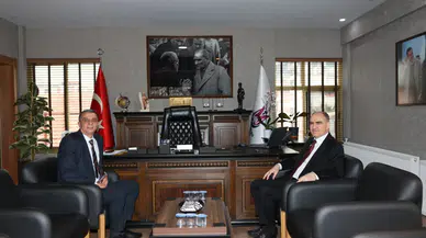 Başkan Şimşek, Vali Özkan'ı makamında ağırladı