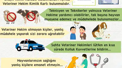 Başkan Gök: Sahte veteriner hekimlere dikkat