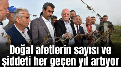 Başkan Bayraktar: Doğal afetlerin sayısı ve şiddeti her geçen yıl artıyor