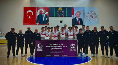 Manisa Basket U18 basketbol takımı Anadolu şampiyonu