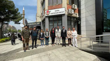 Manisa Barosundan Gazeteciler Cemiyetine ziyaret