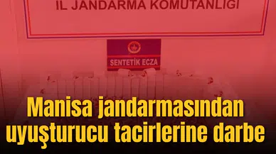 Manisa jandarmasından uyuşturucu tacirlerine darbe