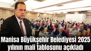 Manisa Büyükşehir Belediyesi 2025 yılının mali tablosunu açıkladı