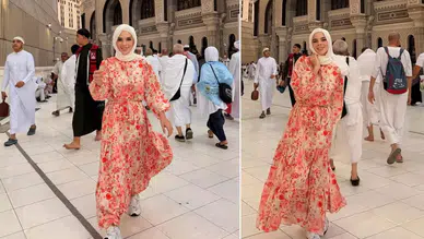 Sihirli Annem'in yıldızı Damla Ersubaşı Umre ziyaretinde